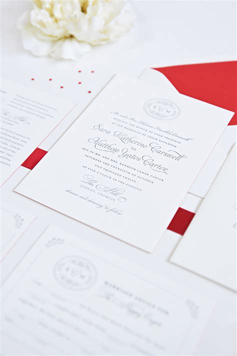 sase wedding invitation